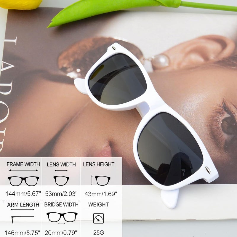 Joopin Square Sunglasses Polarized UV Protection Trendy Designer Sun Glasses Men Women - Image 3